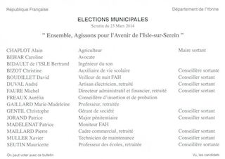 bulletin municipales 2014